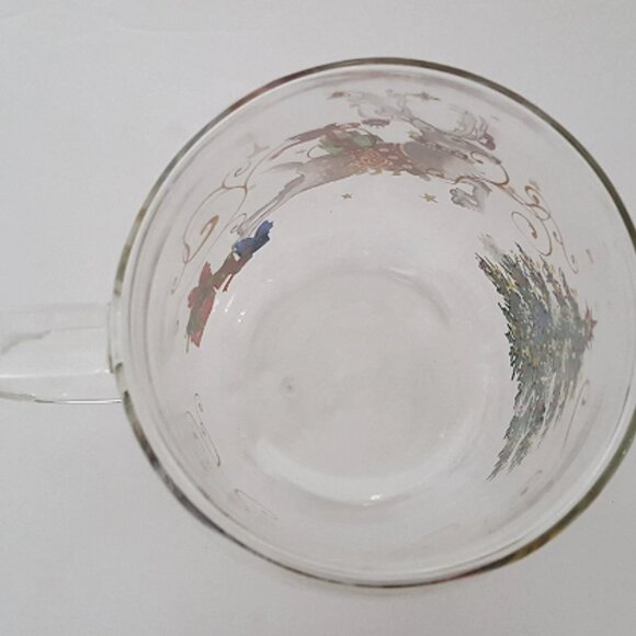 NEW RARE Williams Sonoma Twas the Night Before Christmas Double Wall Coffee Mug - Picture 5 of 5